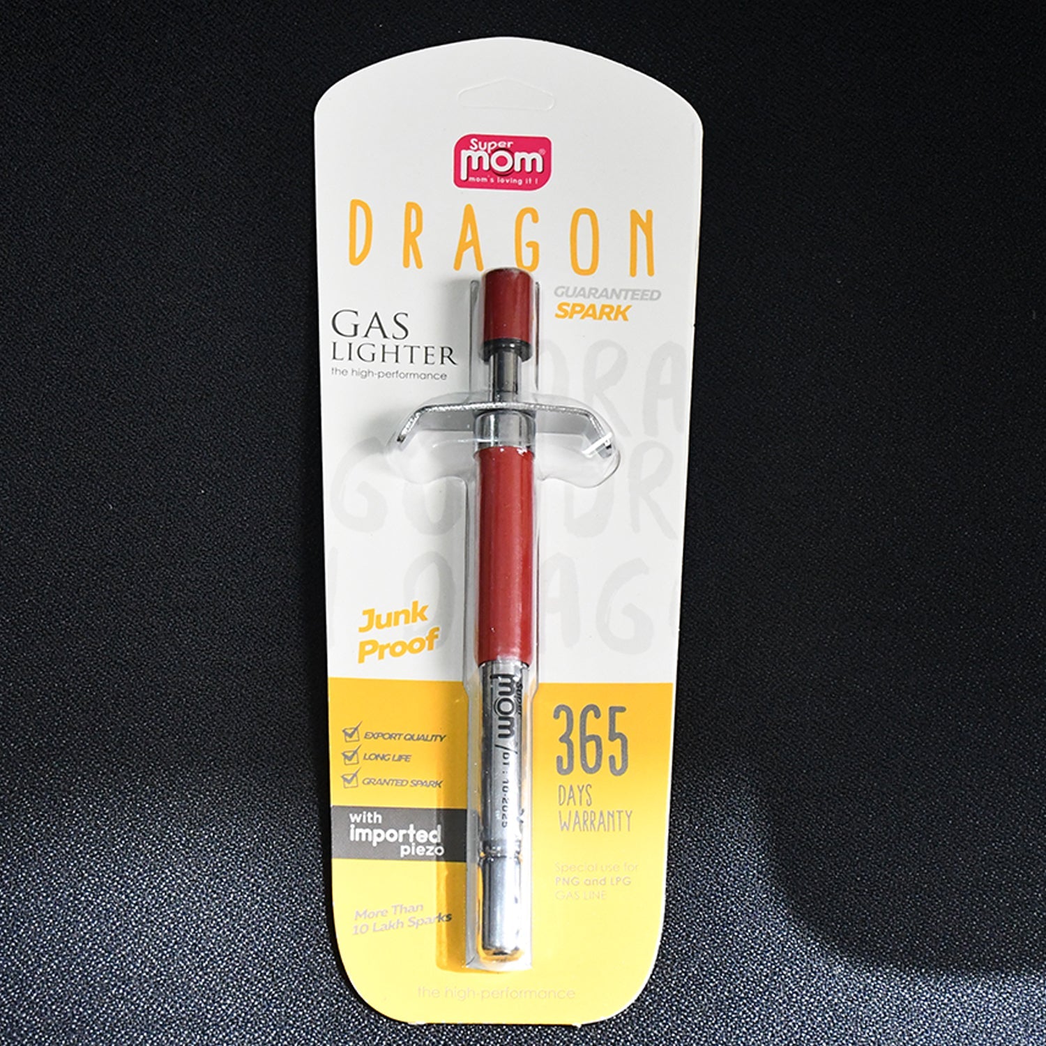 Supermom Dragon Gas Lighter (1 Pc) Supermom Dragon Gas Lighter (1 Pc)